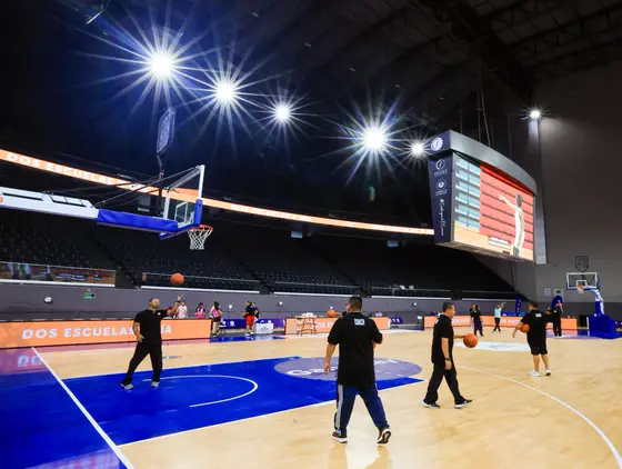 Videomarcador: Arena deportiva techada